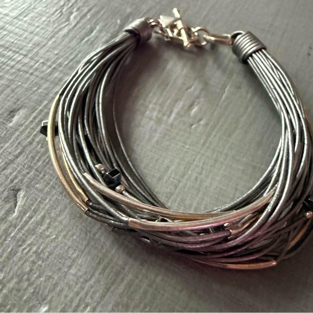 Silpada 925 Sterling Silver Multi Strand Bracelet - Picture 7 of 13
